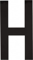 Made in USA - Letter Label - Legend: H, English, Black - A1 Tooling