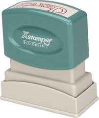 Value Collection - Faxed, Red Pre-Inked Stamp - 1/2 Inch Wide x 1-5/8 Inch Long - A1 Tooling