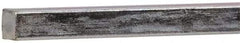 Made in USA - 12" Long x 3/16" High x 3/16" Wide, Zinc-Plated Key Stock - Low Carbon Steel - A1 Tooling