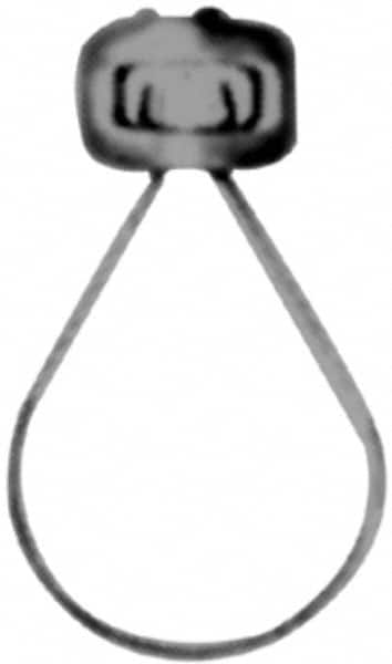 Made in USA - 2" Pipe, 3/8" Rod, Malleable Iron Adjustable Ring Hanger - Black, 400 Lb Capacity - A1 Tooling