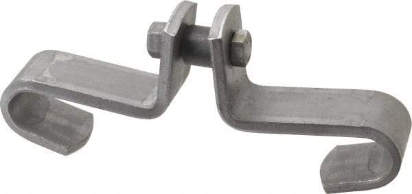 Made in USA - 3/8" Rod Center Beam Clamp - 1,000 Lb Capacity, Carbon Steel - A1 Tooling