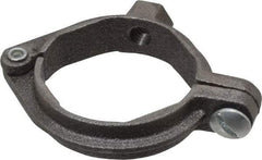 Value Collection - 1-1/2" Pipe, 3/8" Rod, Extension Split Pipe Clamp - 180 Lb Capacity, Malleable Iron - A1 Tooling