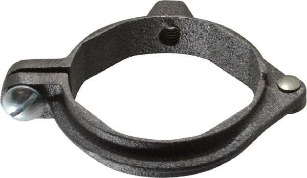 Value Collection - 2" Pipe, 3/8" Rod, Extension Split Pipe Clamp - 180 Lb Capacity, Malleable Iron - A1 Tooling