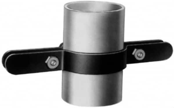 Made in USA - 3/4" Pipe, Riser Clamp - Black, 220 Lb Capacity, Carbon Steel - A1 Tooling