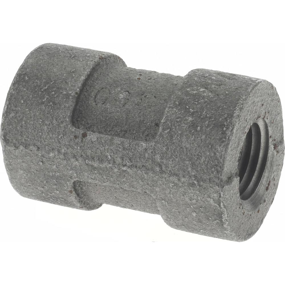 Black Coupling: 1/4″, 300 psi, Threaded Malleable Iron, Black Finish, Class 300