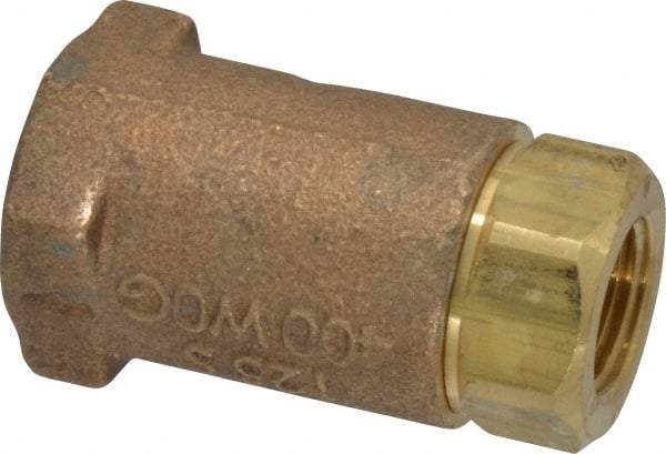 Conbraco - 3/8" Bronze Check Valve - Inline, FNPT x FNPT - A1 Tooling