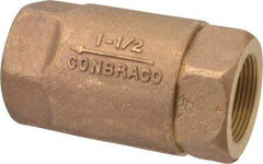 Conbraco - 1-1/2" Bronze Check Valve - Inline, FNPT x FNPT - A1 Tooling