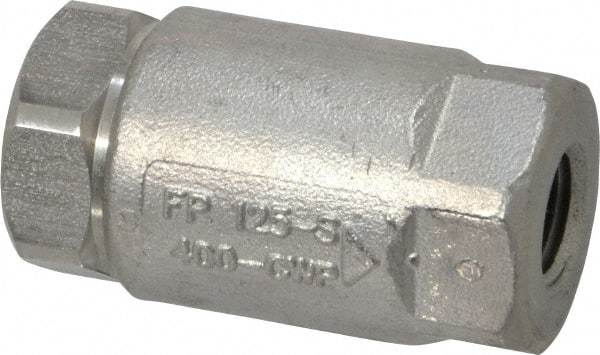 Conbraco - 1/4" Stainless Steel Check Valve - Inline, FNPT x FNPT - A1 Tooling