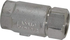 Conbraco - 1/2" Stainless Steel Check Valve - Inline, FNPT x FNPT - A1 Tooling