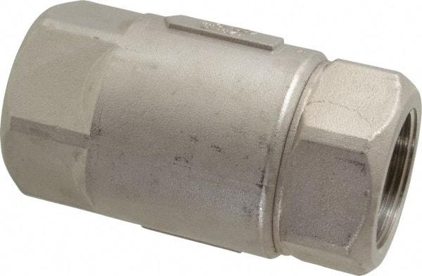 Conbraco - 1-1/4" Stainless Steel Check Valve - Inline, FNPT x FNPT - A1 Tooling