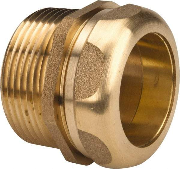 Federal Process - 1-1/4 Inch Pipe, Male Compression Waste Connection - Chrome Plated, Cast Brass - A1 Tooling