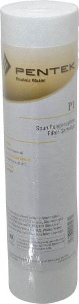 Pentair - 2-3/8" OD, 1µ, Polypropylene Spun Bonded Cartridge Filter - 9-7/8" Long, Reduces Sediments - A1 Tooling