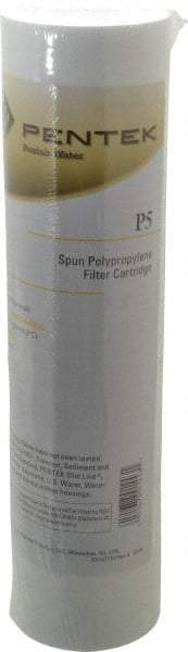 Pentair - 2-3/8" OD, 5µ, Polypropylene Spun Bonded Cartridge Filter - 9-7/8" Long, Reduces Sediments - A1 Tooling