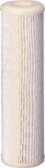 Value Collection - 2-1/2" OD, 30µ, Polyester Pleated Cartridge Filter - 9-3/4" Long, Reduces Sediments - A1 Tooling