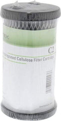 Pentair - 2-1/2" OD, 5µ, Carbon Impregnated Cellulose Pleated-Dual Purpose-Powder Activated Cartridge Filter - 4-7/8" Long, Reduces Tastes, Odors & Sediments - A1 Tooling