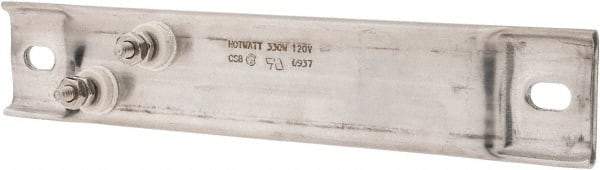 Hotwatt - 120 Volt, 330 Watt, 8" Long Channel Strip Heater - 2-3/4" Hot Length, 50 Watt per Sq In - A1 Tooling