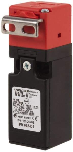 ACI - 10 Amp, 24-300 VDC, 250-600 VAC, 3 Pole Fused Safety Switch - 10 Amp, 24-300 VDC, 250-600 VAC, 1.21 Inch Wide x 1.21 Inch Deep x 3.66 Inch High, Nonmetallic, NO/2NC Contact Configuration - A1 Tooling