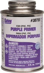 Oatey - 4 oz All Purpose Primer/Cleaner - Purple, Use with PVC & CPVC - A1 Tooling