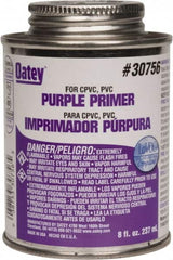 Oatey - 8 oz All Purpose Primer/Cleaner - Purple, Use with PVC & CPVC - A1 Tooling