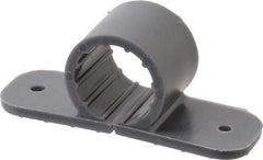 Oatey - 1/2" Pipe, Standard Pipe Clamp - Gray, Polypropylene - A1 Tooling