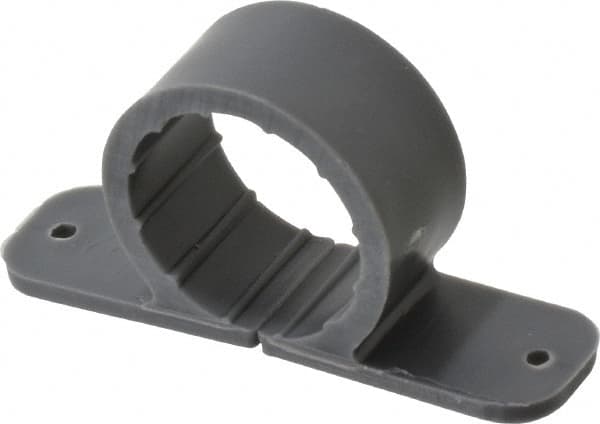 Oatey - 1" Pipe, Standard Pipe Clamp - Gray, Polypropylene - A1 Tooling