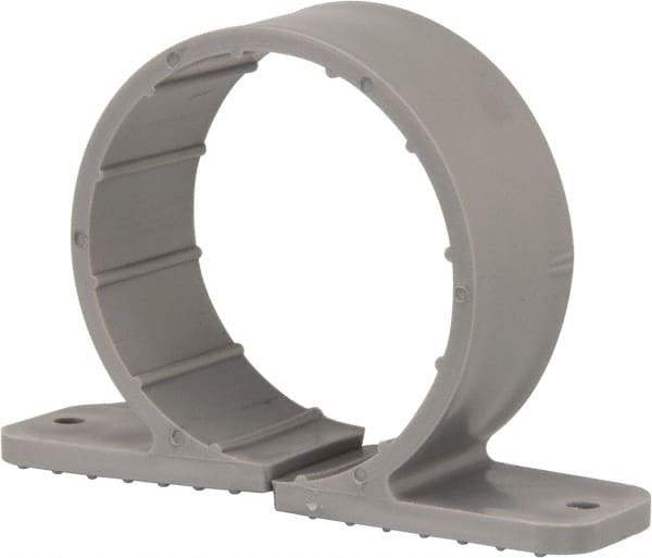 Oatey - 2" Pipe, Standard Pipe Clamp - Gray, Polypropylene - A1 Tooling