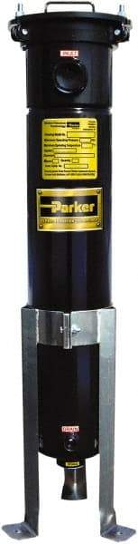 Parker - 2 Inch, Stainless Steel, Bag Filter Housing - FNPT End Connection, 80 GPM Max Flow - A1 Tooling