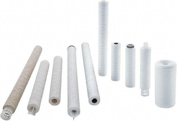 Parker - 2-1/2" OD, 25µ, Cotton String-Wound Cartridge Filter - 20" Long - A1 Tooling