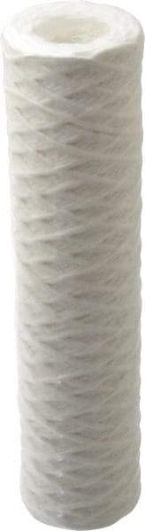 Parker - 2-1/2" OD, 1µ, Cotton String-Wound Cartridge Filter - 10" Long - A1 Tooling