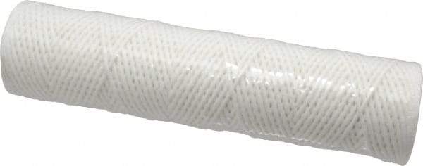 Parker - 2-1/2" OD, 10µ, Cotton String-Wound Cartridge Filter - 10" Long - A1 Tooling