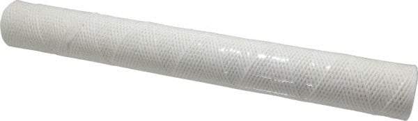 Parker - 2-1/2" OD, 10µ, Cotton String-Wound Cartridge Filter - 20" Long - A1 Tooling