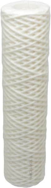 Parker - 2-1/2" OD, 50µ, Cotton String-Wound Cartridge Filter - 10" Long - A1 Tooling