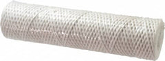 Parker - 2-1/2" OD, 25µ, Acetate Cotton String-Wound Cartridge Filter - 10" Long - A1 Tooling