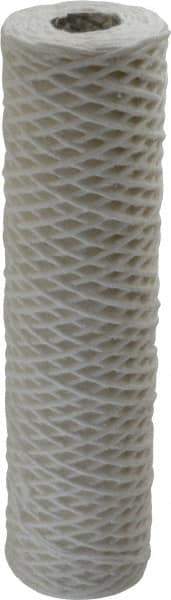 Parker - 2-1/2" OD, 50µ, Cotton String-Wound Cartridge Filter - 10" Long - A1 Tooling