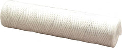 Parker - 2-1/2" OD, 10µ, Acetate Cotton String-Wound Cartridge Filter - 10" Long - A1 Tooling