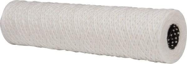 Parker - 2-1/2" OD, 5µ, Cotton String-Wound Cartridge Filter - 10" Long - A1 Tooling