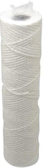 Parker - 2-1/2" OD, 10µ, Cotton String-Wound Cartridge Filter - 10" Long - A1 Tooling