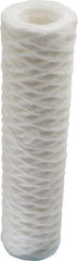 Parker - 2-1/2" OD, 1µ, Polypropylene Cotton String-Wound Cartridge Filter - 10" Long - A1 Tooling