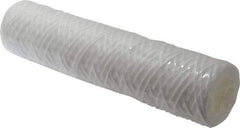 Parker - 2-1/2" OD, 50µ, Polypropylene Cotton String-Wound Cartridge Filter - 10" Long - A1 Tooling