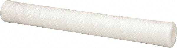 Parker - 2-1/2" OD, 10µ, Polypropylene Cotton String-Wound Cartridge Filter - 20" Long - A1 Tooling