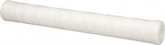 Parker - 2-1/2" OD, 10µ, Polypropylene Cotton String-Wound Cartridge Filter - 20" Long - A1 Tooling