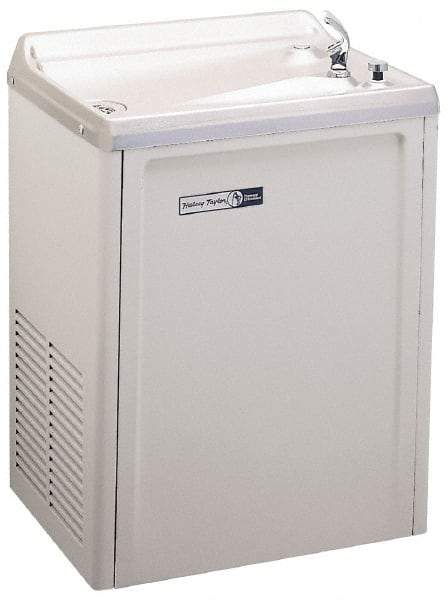 Halsey Taylor - 13.5 GPH Cooling Capacity Compact Flush Wall Mounted Water Cooler & Fountain - Vinyl Cabinet, 690 Watts, 7.5 Full Load Amperage, 0.2 hp - A1 Tooling