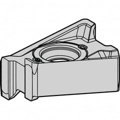 Kennametal - LNGU543 GE Grade KCPM40 Carbide Milling Insert - TiAlN/AlCrN Finish, 0.274" Thick, 3/64" Corner Radius - A1 Tooling