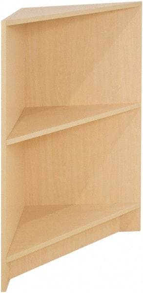 ECONOCO - 1 Shelf, Closed Shelving Corner Block - 20 Inch Wide x 20 Inch Deep x 38 Inch High, Maple - A1 Tooling