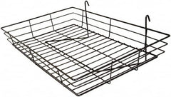 ECONOCO - 4-1/2 High, Open Shelving Accessory/Component - Semi-Gloss Finish, 24" Long, Use with Wire Grid Panels - A1 Tooling