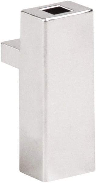 ECONOCO - Open Shelving Accessory/Component - Chrome Plated Finish, 2-5/8" Long, Use with 3/8" Swedged Stem - A1 Tooling