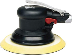 Chicago Pneumatic - 12,000 OPM, 16.6 CFM Air Consumption, Palm Air Orbital Sander - Round Pad, 1/4 NPT Inlet - A1 Tooling