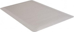 PRO-SAFE - 6' Long x 2' Wide, Dry Environment, Anti-Fatigue Matting - Gray, Vinyl with Vinyl Sponge Base, Beveled on 4 Sides - A1 Tooling