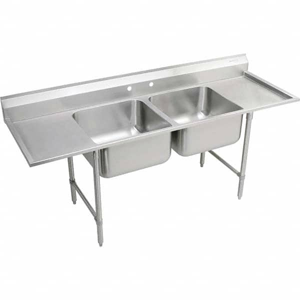 ELKAY - Stainless Steel Sinks Type: Scullery Sink Outside Length: 77-1/4 (Inch) - A1 Tooling