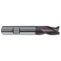 16mm Dia. x 82mm Overall Length 3-Flute Square End Solid Carbide SE End Mill-Weldon Shank-Center Cut-Firex - A1 Tooling